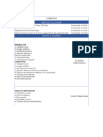 Tabla de Coberturas y Costos para Servicios Funerarios.