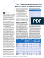 Le PNLC Du Cameroun Et La Necessite de Developper Les Soins Oculaires Primaires