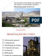 PRIS - (2021)  SEMANA 1- PROCESOS QUÍMICOS INDUSTRIALES Y PROCESOS INDUSTRIALES SOSTENIBLES