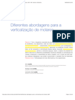 Diferentes Abordagens para A Verticalização de Molares. EDIT | PDF | Dente | Ortodontia