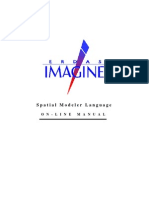 Spatial Modeler Language: On-Line Manual