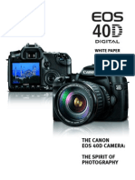 Canon EOS 40D White Paper