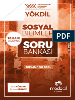 Yokdil Sosyal Soru Bankasi Ornek Sayfalar