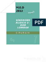 Med Cir 07 - Med Síndrome Álgica  3 - Dor Lombar