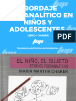 Abordaje Psicoanalítico en Niños y Adolescentes - El Niño, El Sujeto
