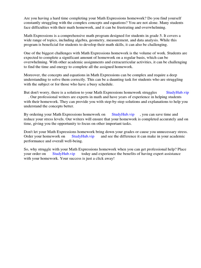 Math Expressions Homework and Remembering Grade 5 Volume 2 PDF | PDF