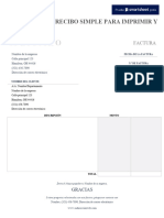 IC Simple Fillable and Printable Receipt 11304 - WORD - ES