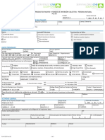 Formato de Solicitud Productos Pasivos Y Fondos de Inversión Colectiva - Persona Natural PLA 65