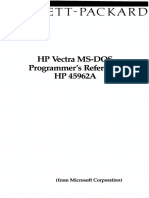 45962-90001 HP Vectra MS-DOS Manual 1985