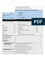 FORMULARIO DATOS DEL ESTABLECIMIENTO ESAMyN