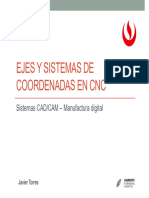 Ejes y Sistemas de Coordenadas en CNC - v3