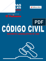 CODIGO CIVIL DECRETO LEGISLATIVO No295 PERU