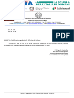 Circ. N. 328 - Pubblicazione Graduatorie Interne Definitive