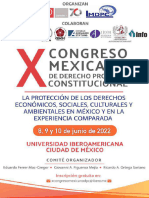 X. Congreso Mexicano de Dererecho Procesal Constitucional 2