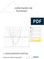 Transformación de Funciones