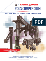 Minecraft Monstrous Compendium Revised