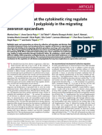 Traction Forces at The Cytokinetic Ring Regulate Cell Division and Polyploidy in The Migrating Zebrafish Epicardium - Compressé