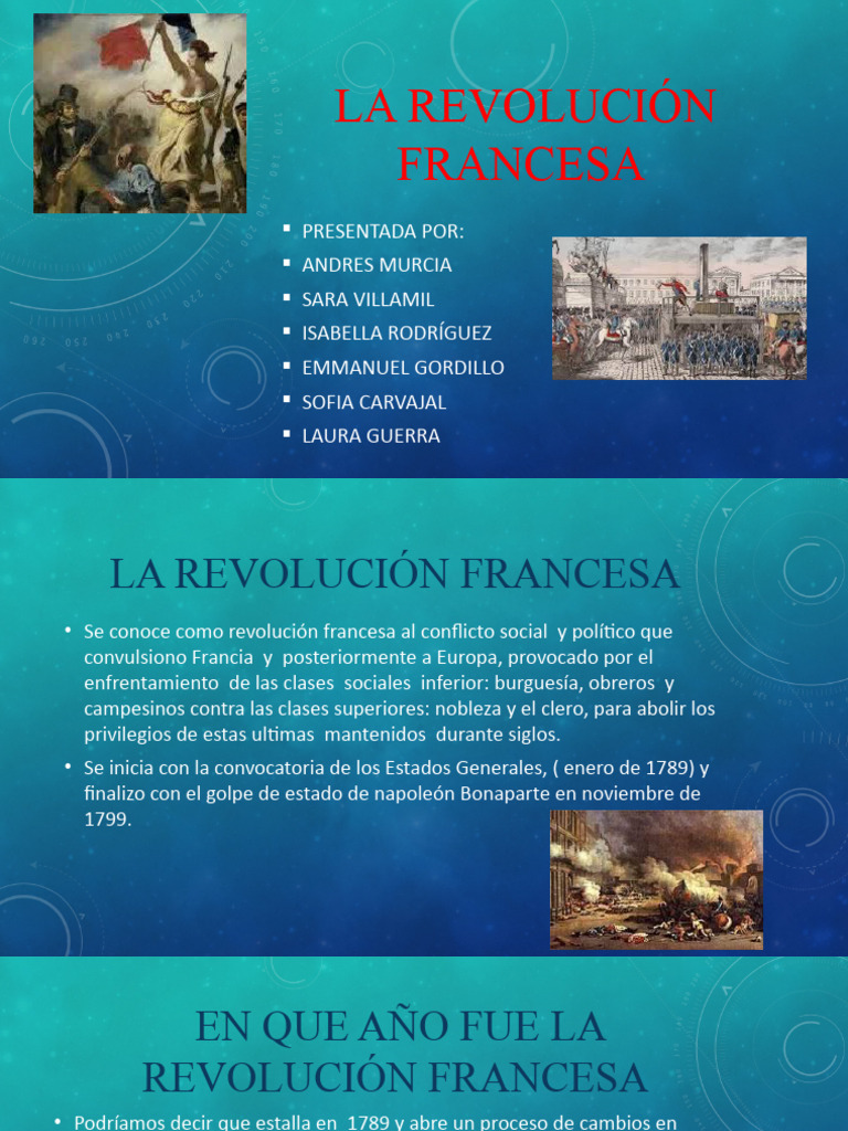 Historia y Consecuencias de la Revolución Francesa | PDF | revolución ...