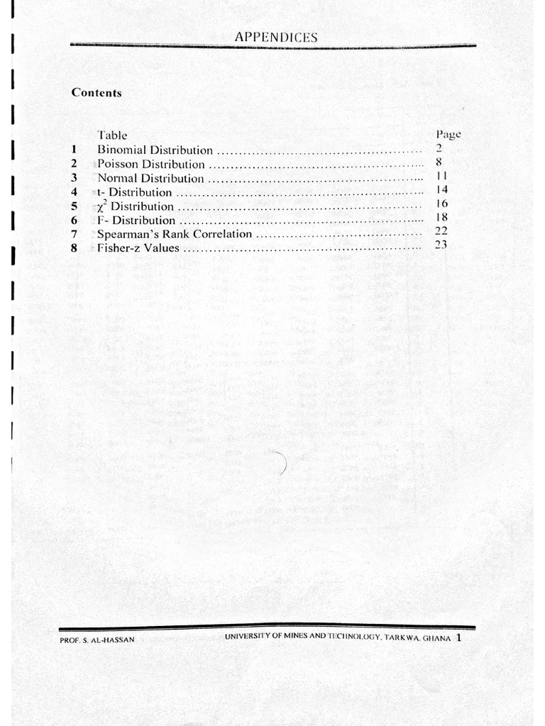 Stats Tables | PDF