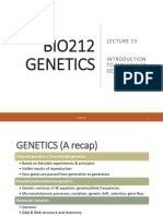 Bio212 2024 L13 Introduction To Molecular Genetics