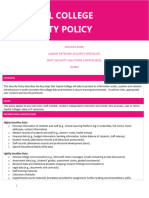 Security Policy Template