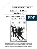 1BAC Programacion Didactica Latin Andalucia