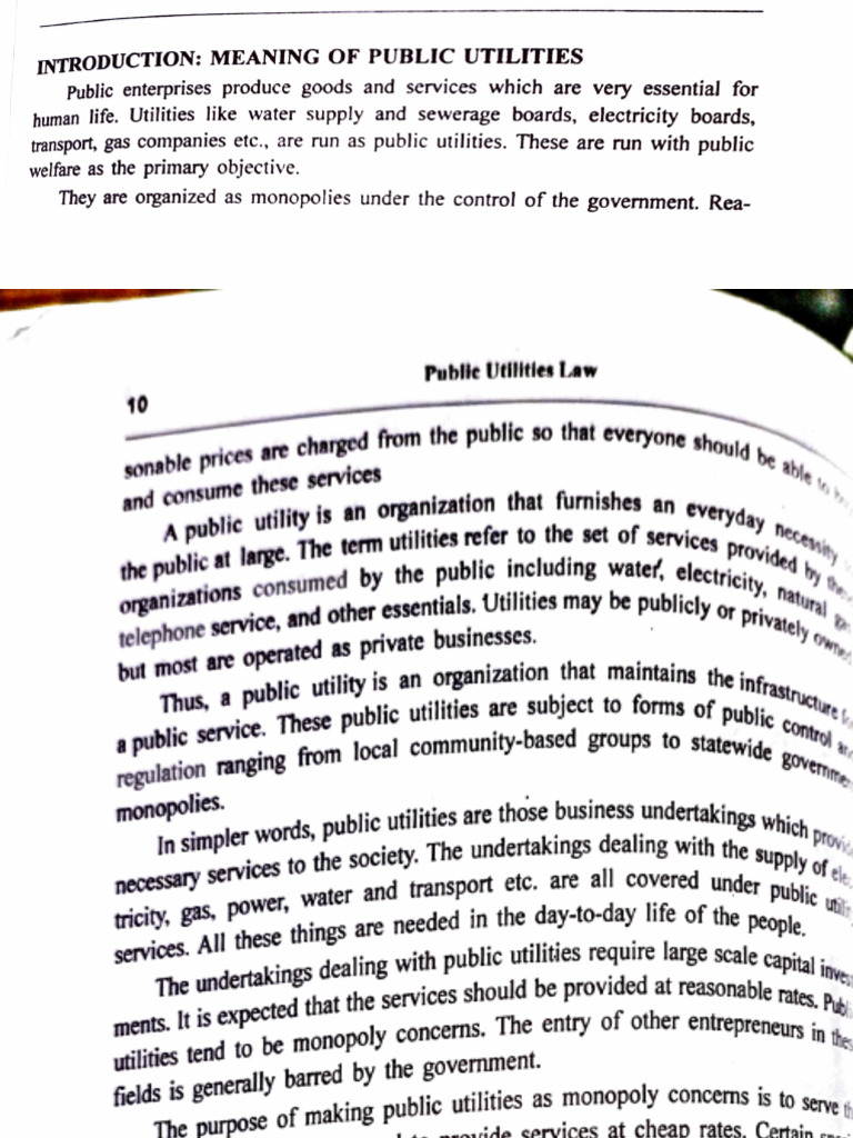 Overview of Public Utility Law | PDF | Public Utility | Monopoly