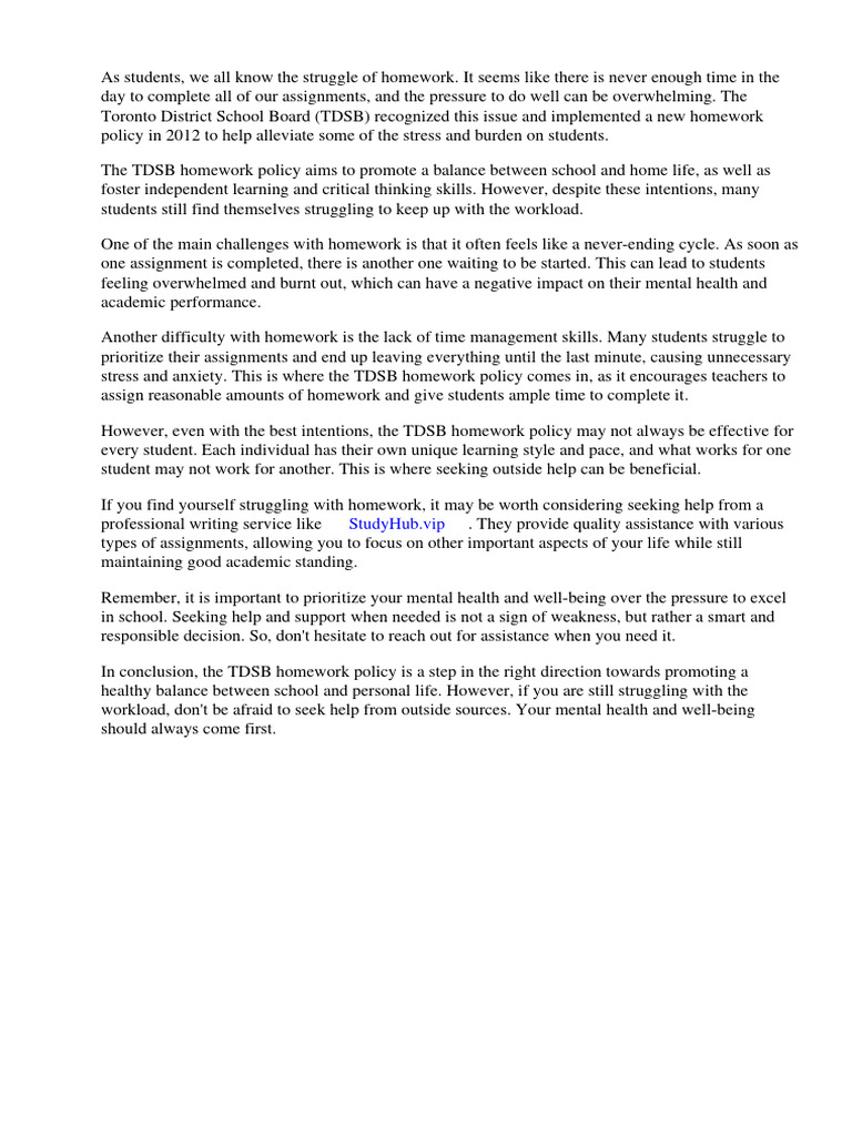 tdsb-homework-policy-2012-pdf-homework-schools