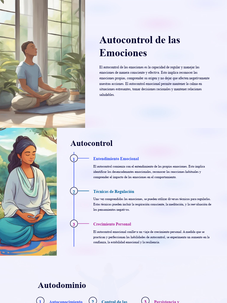 Autocontrol de Las Emociones | Descargar gratis PDF | Las emociones | Temor