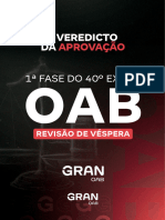 Ebook Revisao de Vespera OAB - 40 Exame OAB