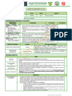 Datos Generales: Sesión de Aprendizaje #4/8