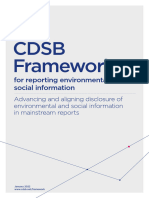 CDSB Framework 2022