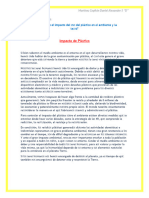 Identificamos El Impacto Del Uso Del Plástico en El Ambiente y La Salud