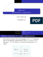 Clase #1 - Nociones Básicas y Carga Eléctrica