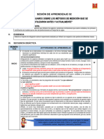 Sesion de Aprendizaje #2 - Eda I - 5ºgrado - Estudiante