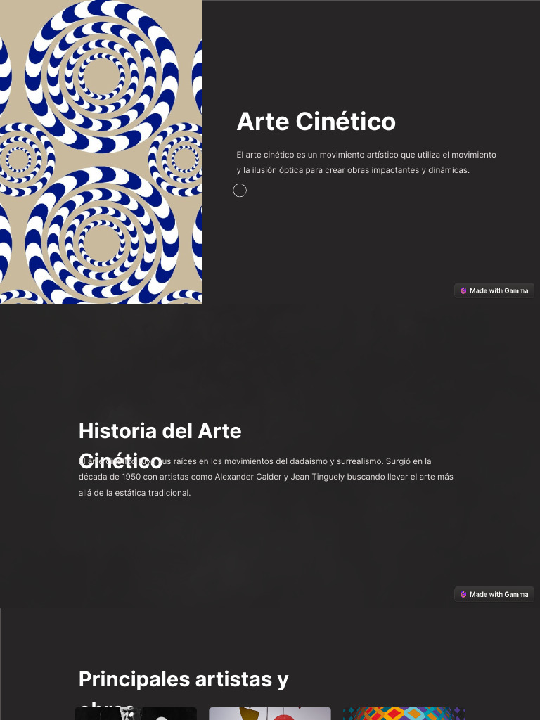 Introducción al Arte Cinético | PDF | Percepción | Las artes