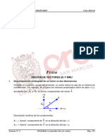 F-Adición de Vectores Ii y Mru