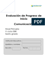 6to Primaria - Comunicación