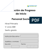 6to Primaria - Personal Social