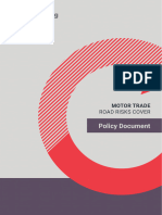 Q Underwriting Motor Trade Road Risks Policy Wording