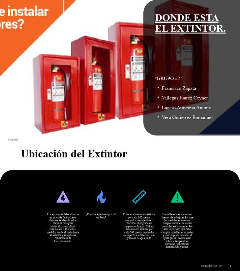 Ubicación y Normativa de Extintores | PDF