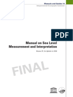 1.4.1 Sea Level Manual and Interpretation