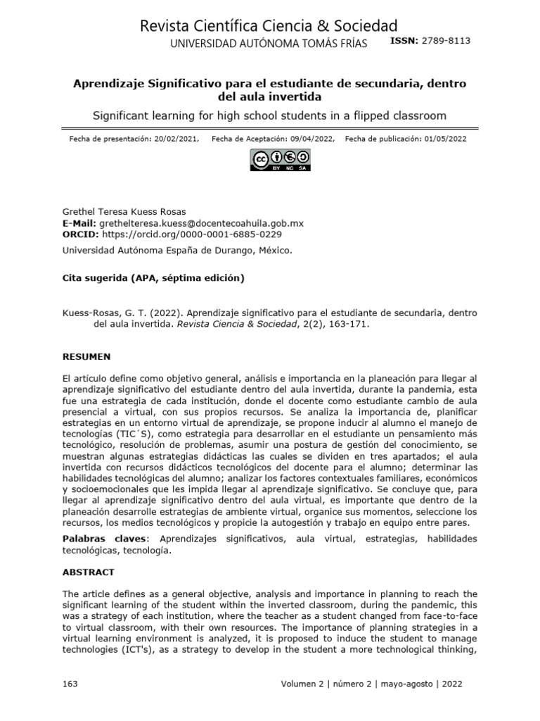 7+vol+2 +no +2 | PDF | Enseñando | Aprendizaje