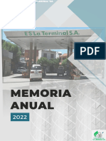 Memoria Eºsº La Terminal S.A.