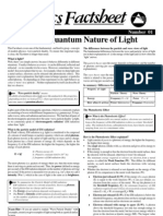 Factsheet Physics: The Quantum Nature of Light