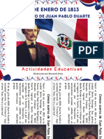Actividades para El Día de Duarte (11 X 8.5 In)