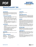 MasterPozzolith 384 Technical Data Sheet