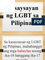 Kasaysayan NG LGBT Sa Pilipinas