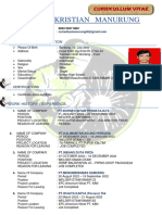 CV - Cornelius K Manurung PDF
