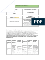 Planificacion Modulo I 3ro